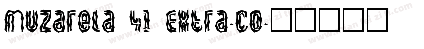 Muzarela 41 Extra-co字体转换